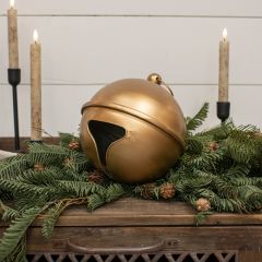 8 Inch Gold Metal Sleigh Bell