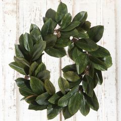 Farmhouse Magnolia Leaf Wreath