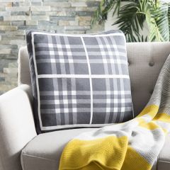 Classic Gingham Knit Pillow