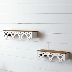 Cozy Classic Wall Shelf Set of 2