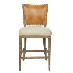 Leather Lina Counter Stool