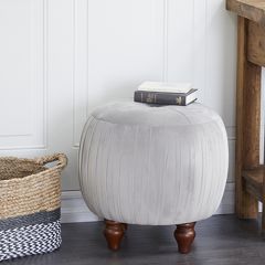 Classic Velvet Ottoman