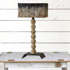 Rustic Farmhouse Distressed Table Lamp