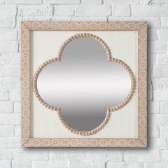 Bead Accent Wall Mirror