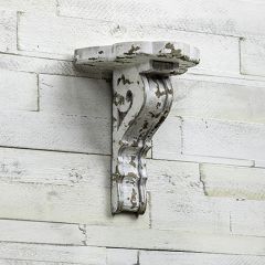 Distressed Corbel Accent Shelf