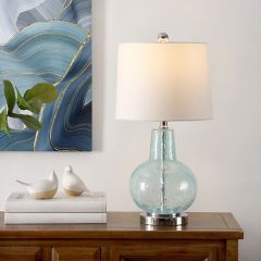 Classic Crackle Glass Table Lamp