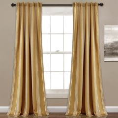 Taupe Room Darkening Curtain Panel Set of 2