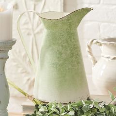 Rustic Iron Pitcher Vase