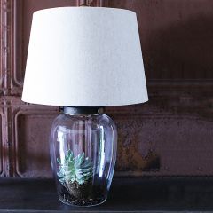 Fillable Lamp Base With Shade