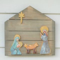 O Come Let Us Adore Him Nativity Wall Art