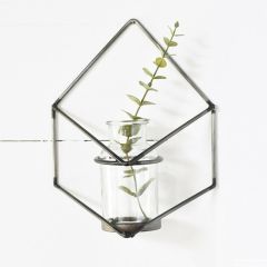 Diamond Stem Jar Sconce