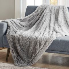 Faux Shaggy Fur Throw Blanket