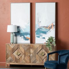 Diamond Door Sideboard Cabinet