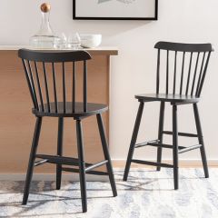 Farmhouse Kitchen Counter Stool Set of 2