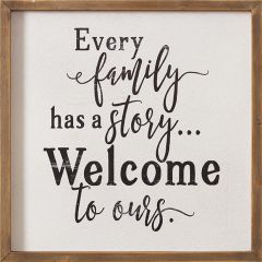Family Story Wall Sign