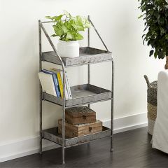 Metal Three Tier Shelving Unit