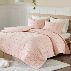 Chic Blush Coverlet Set