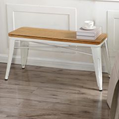 Elegant Modern Farmhouse Bench