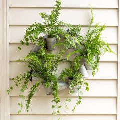 Rusty Tin Bucket Wreath