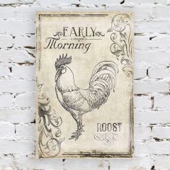 Early Morning Roost Wall Decor