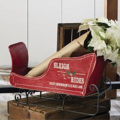 Santa Claus Lane Decorative Sleigh
