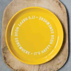 Happy Hour Enameled Tray