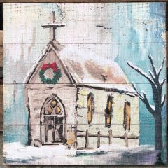 Winter Church Wall Art
