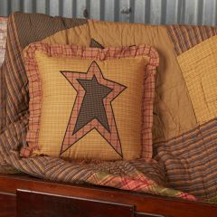 Rustic Ruffle Star Pillow