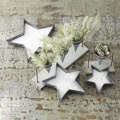 Tin Star Nesting Trays Set of 3