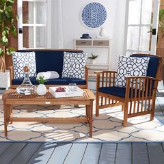 4 Piece Modern Farmhouse Patio Furniture Set