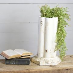 Provincial Tin Pillar Planter