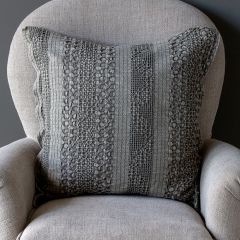 Smoky Waffle Weave Accent Pillow