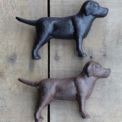 Cast Iron Dog Statues Set of 2