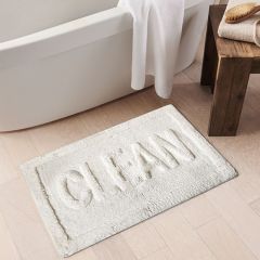 Tufted Word Bath Rug
