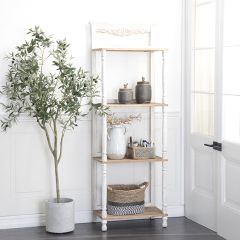 Carved Wood Shelf 71 Inch