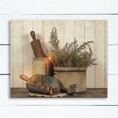Rustic Country Kitchen Wall Art