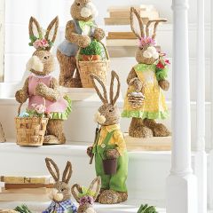 Spring Garden Bunnies Set of 2