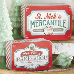 Holiday Sign Metal Box Set of 2