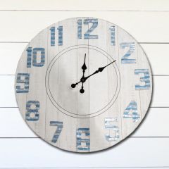 Coastal Cottage Wall Clock