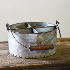 Divided Metal Storage Container