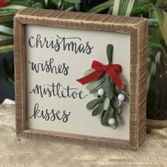 Mistletoe Box Sign