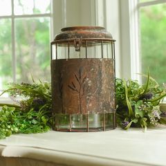 Decorative Tabletop Wheat Jar 11 Inch