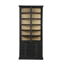 Reclaimed Wood SIngle Farmhouse Display Cabinet
