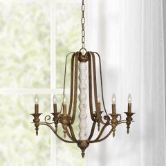 6 Light Sophisticated Farmhouse Chandelier