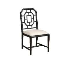 Mahogany Chippendale Dining Chair Black