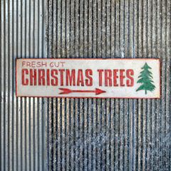 Christmas Trees Arrow Sign