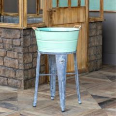 Enameled Washtub Cooler