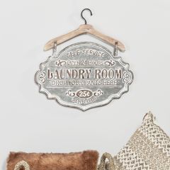 Laundry Room Hanger Decor