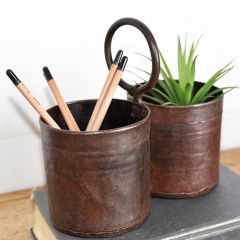 Double Caddy Tin Pot