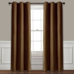 Mocha Room Darkening Curtain Panel Set of 2